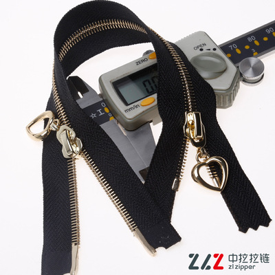 拉链 厂家直销外套大衣金属拉链 浅金双开拉链尺寸颜色可定制|ms