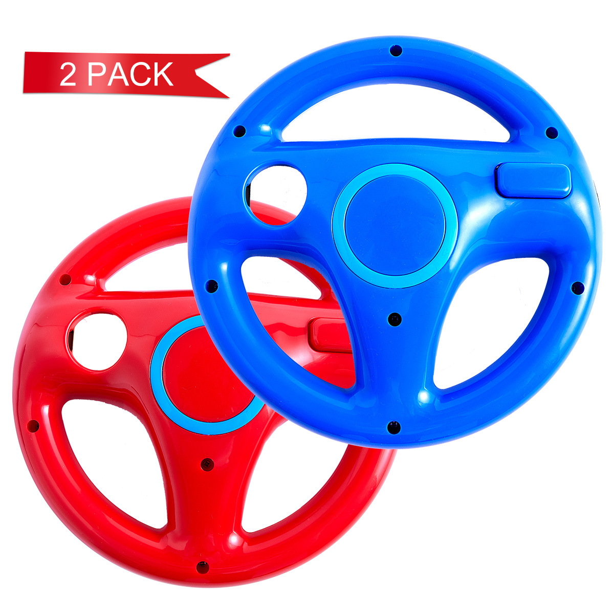 Doyo Steering Wheel Wii Mario Game Two-Pack Factory Direct Sales Set Motion-Sensing Controller