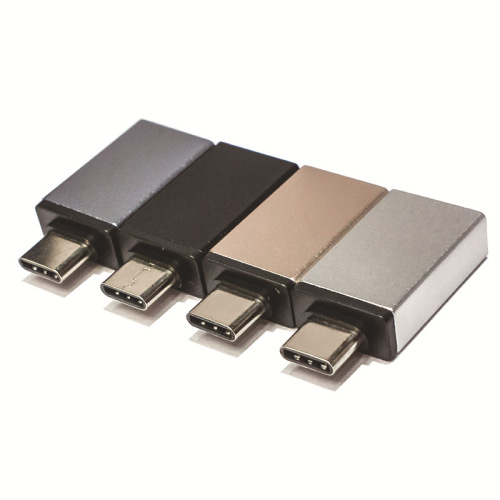 Aluminum alloy type-c to USB3.0 female socket Type-c OTG data cable U disk card reader adapter