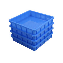 廠價直銷廣西3號藍色塑料方盤加厚耐摔防曬塑膠淺盤黃粉蟲養殖盒
