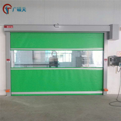 wholesale factory grid fast automatic transparent Rolling Door  PVC Rolling shutter door,Plastic door Direct selling