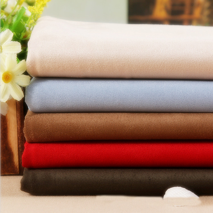 现货供应 空气层麂皮绒布 针织布 多款颜色 可做男女时装针织面料