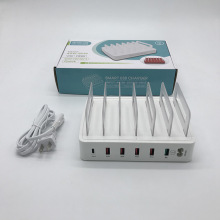 生产厂家多口usb充电器6口手机平板快速充电站5V8A40W快速充电头