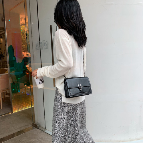 ins Internet celebrity chain bag women's autumn new trendy Korean version versatile casual retro one-shoulder cross-body small square bag