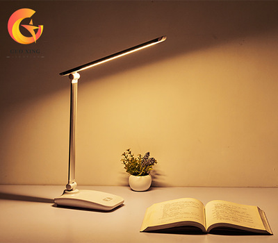 金属折叠led台灯 触摸调光护眼灯 usb可充电台灯 台灯定制可logo