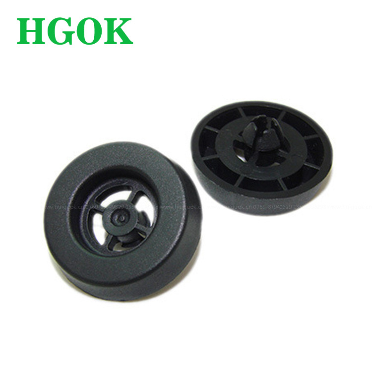 HGOK机箱脚垫PP电脑脚垫插销式电脑机箱脚垫塑胶脚垫圆形