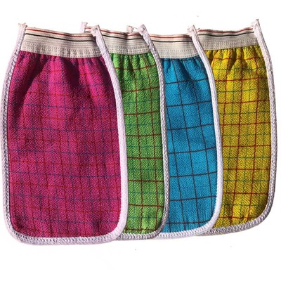 厂家 澡堂搓背去泥洗澡巾 双面双层 下灰技师搓澡巾