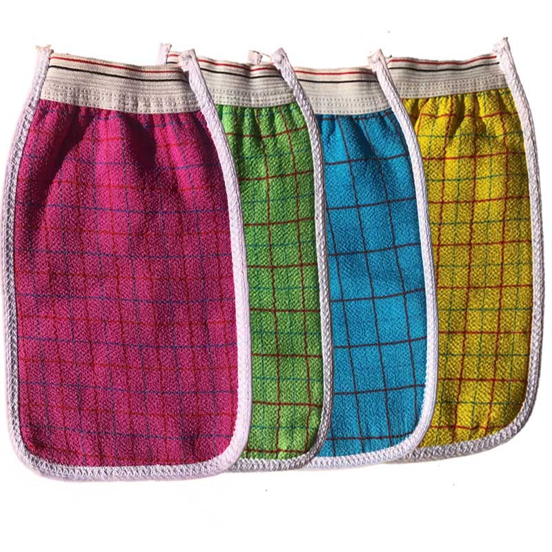 厂家 澡堂搓背去泥洗澡巾 双面双层 下灰技师搓澡巾