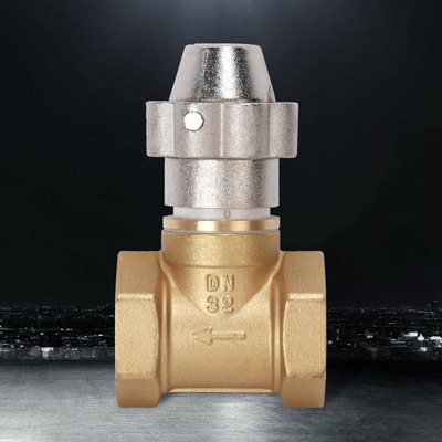 黄铜磁性锁闭流量调节截止阀 刻度水流量钥匙锁闭截止阀可定制|ms