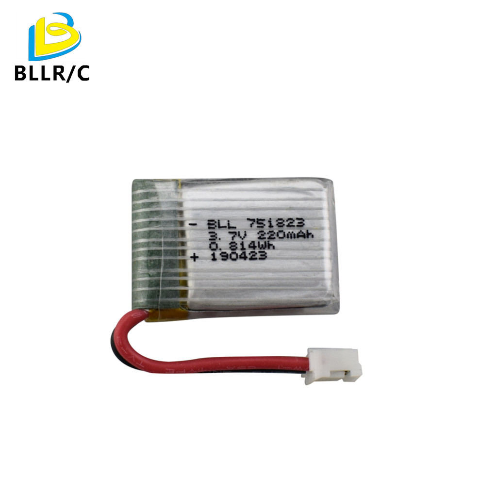 3.7V 220mah锂电池用于HS210 H36 E010 NH010 T36 四轴飞行器配件