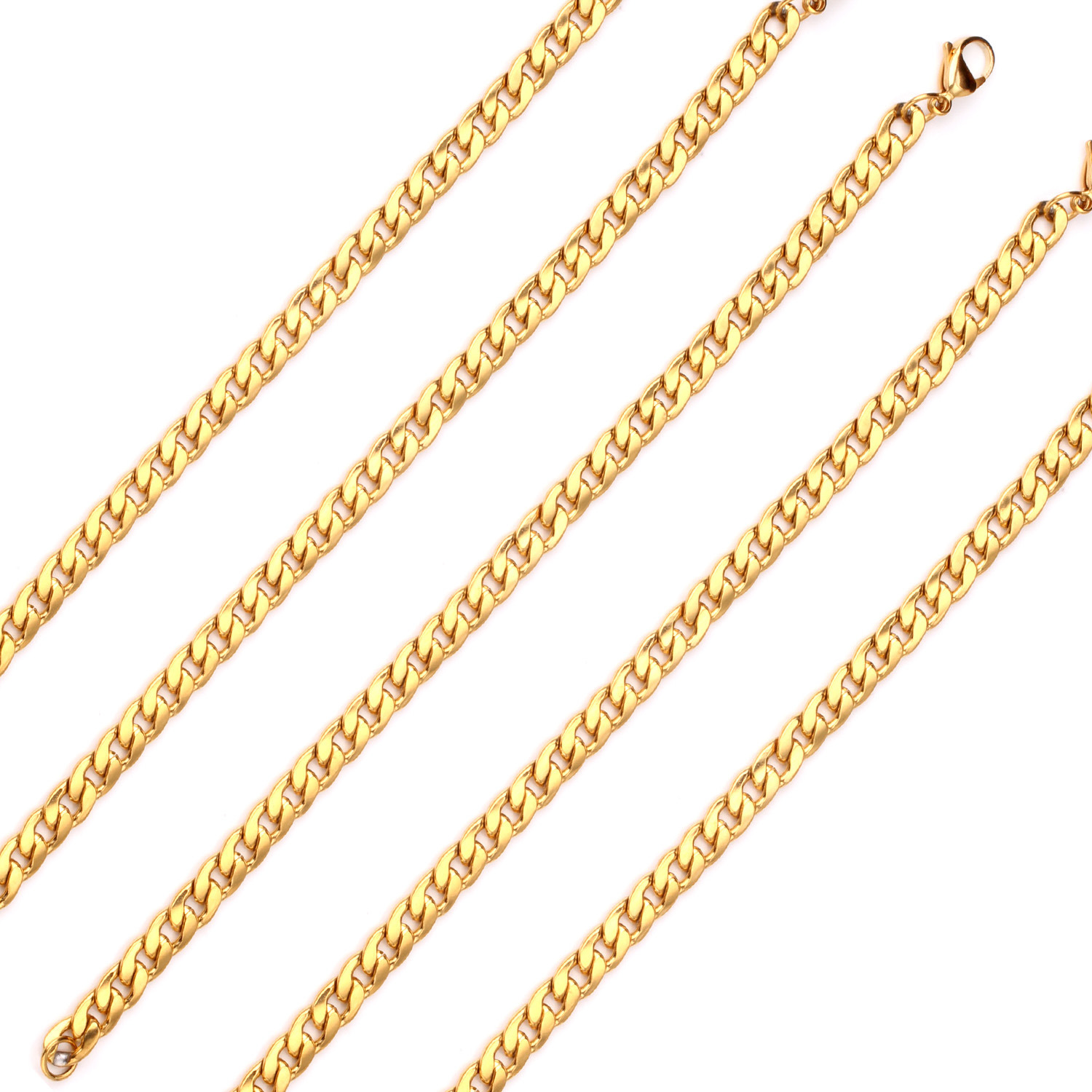 Men'S Gender Plating Design Hip-hop Geometric Stainless Steel Plating Bracelets