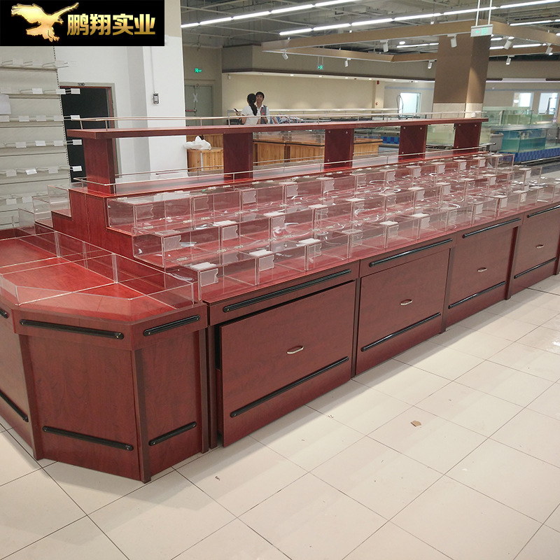 商场散装零食品展示柜 干货糖果烤漆堆头 大米五谷杂粮堆头陈列柜