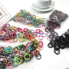 跨境兒童皮筋寶寶拇指發圈扎頭髮不纏發皮筋尼龍0.2粗廠家直供