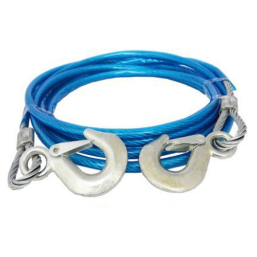 Car tow rope thickened outdoor trailer off-road escape car tow rope 4 meters 5 tons strong steel wire tow rope