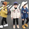 Boys Outerwear 2019 new pattern Autumn and winter Korean Edition children CUHK Sherpa thickening Autumn baby Western style