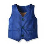 Жилет для мальчиков, штаны, детский комплект, платье, классический костюм, подарок на день рождения, европейский стиль