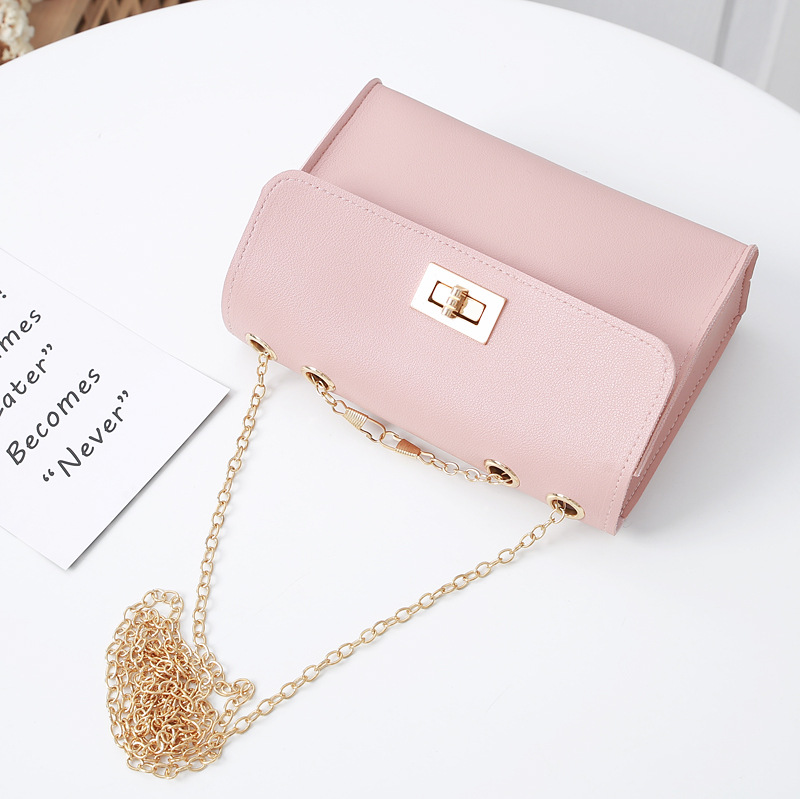 174g Weight Buckle Closure Type Single Shoulder Strap Strap Type Square Bag Bags Type Casual, Daily Occasion Pu Leather Material Solid Color Pattern All Seasons Season Women's Gender Cute Style Square Shape Light Grey, Pink, Red, Black Color Small Size Fashion Chain Shoulder Messenger Small Square Bag Chain Candy Color Shoulder Bag 9