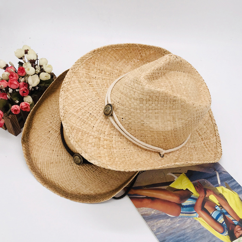 Unisex Fashion Solid Color Crimping Cowboy Hat display picture 1