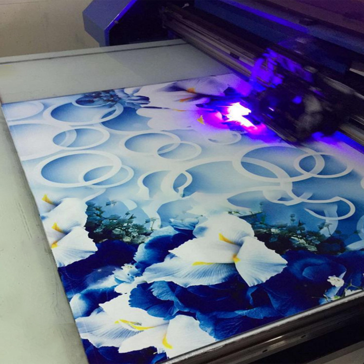 Factory production and supply, 4-19mm craft computer inkjet uv printing tempered glass picture can be customized