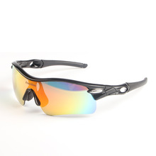 新款骑行眼镜跑步运动镜 户外防紫外线太阳眼镜 5片装成人款