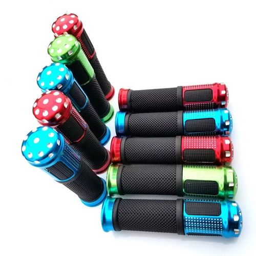 Water drop grips for mountain bikes Colorful aluminum alloy non-slip and wear-resistant grips for folding bicycles Mountain bike accessories