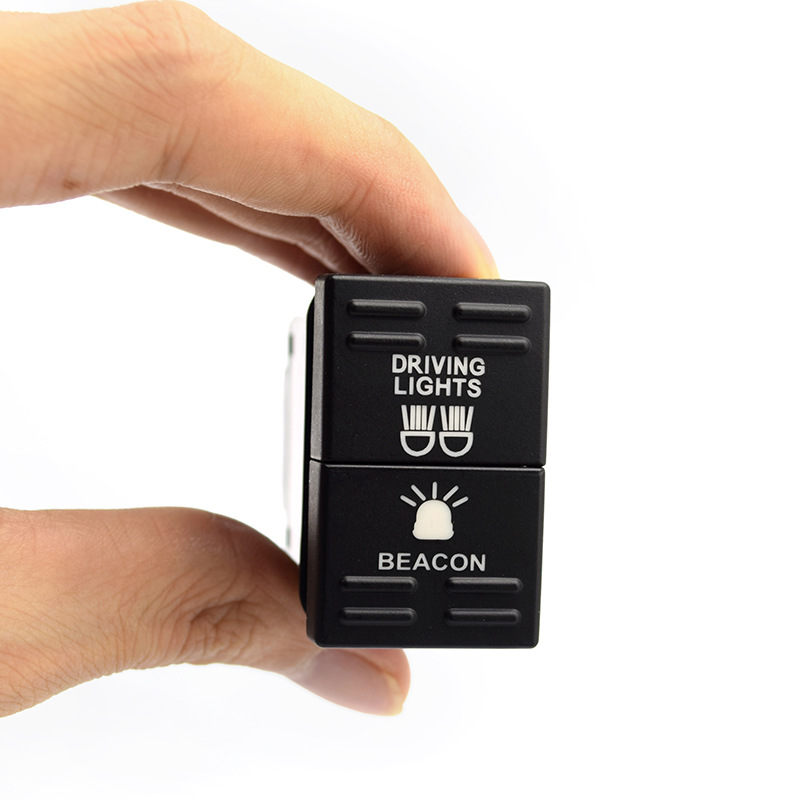 两键两档开关适用于福特专车系列双按键开关线束开关上下键蓝绿灯