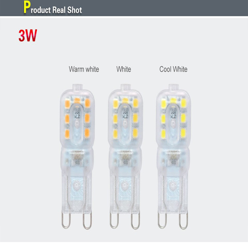 Suministro directo de fábrica de alta calidad regulable G9 lámpara 3W5W lámpara de maíz G9 fuente de luz LED transfronterizo e-commerce Venta caliente