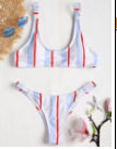 new vertical strip printing bikini  NSHL3335