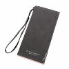 Matte handheld long hand loop bag with zipper, wallet, 2023, Japanese and Korean