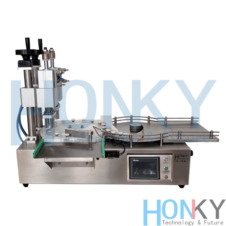 双头西林瓶铆盖机  冻干粉铆盖 轧盖机 铝盖 铝塑盖