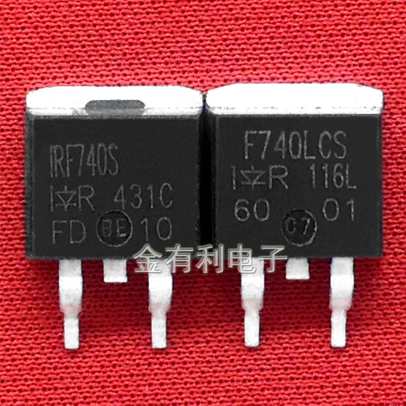 拆机IRF740NS IRF740S  F740LCS 10A/400V TO-263 MOS场效应管
