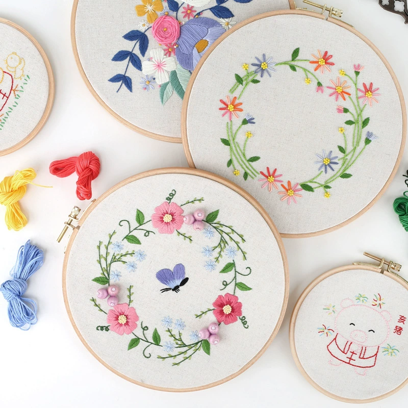Base materials set, three dimensional cloth, DIY, with embroidery, for beginners, training