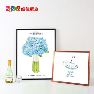 铝合金相框挂墙创意14寸16 18 20 24金属画框外框海报电梯广告框|ms