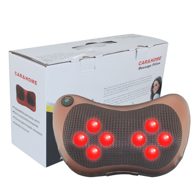 車載按摩枕頭家用頸椎按摩器材腰部頸肩腰背部電動加熱揉捏按摩枕