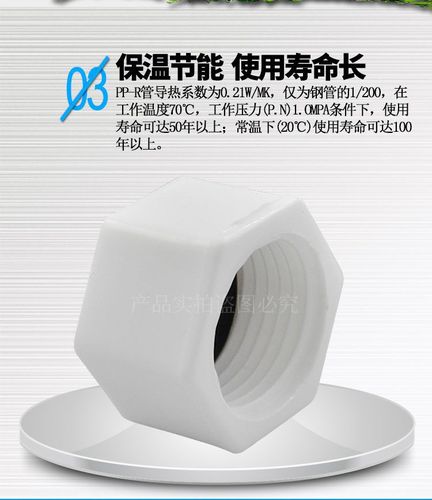 PPR plastic inner thread plug inner spline plug pipe plug cap 20 4/25 6/32 PPR water pipe fitting pipe part