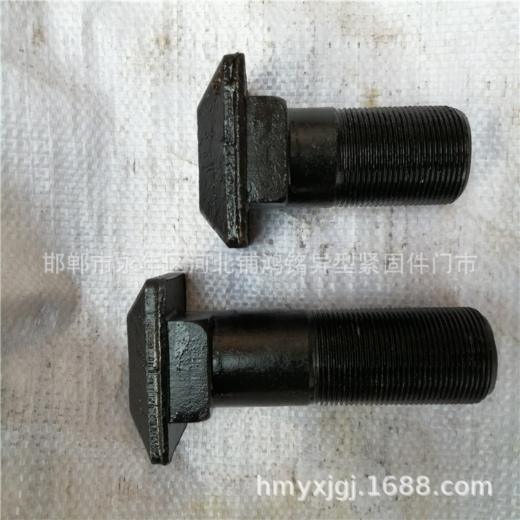 现货挡煤板丝 27*100煤矿用挡煤板螺丝 45#发黑煤矿螺丝