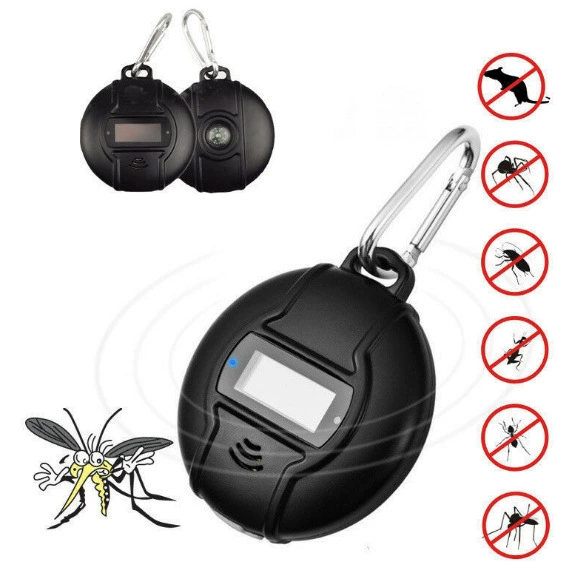Открытый солнечный репеллент портативный репеллент от комаров компас ультразвуковой электронный репеллент
