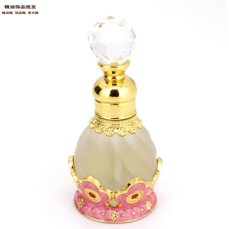 中国精油饰品网15ml金色宫廷顶小花朵瓶精油瓶摆件3.jpg