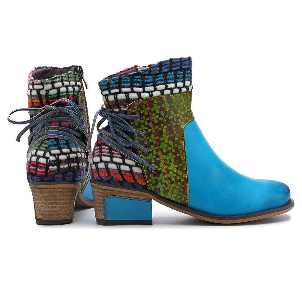 Bottes femme en En cuir - Ref 3354266 Image 5