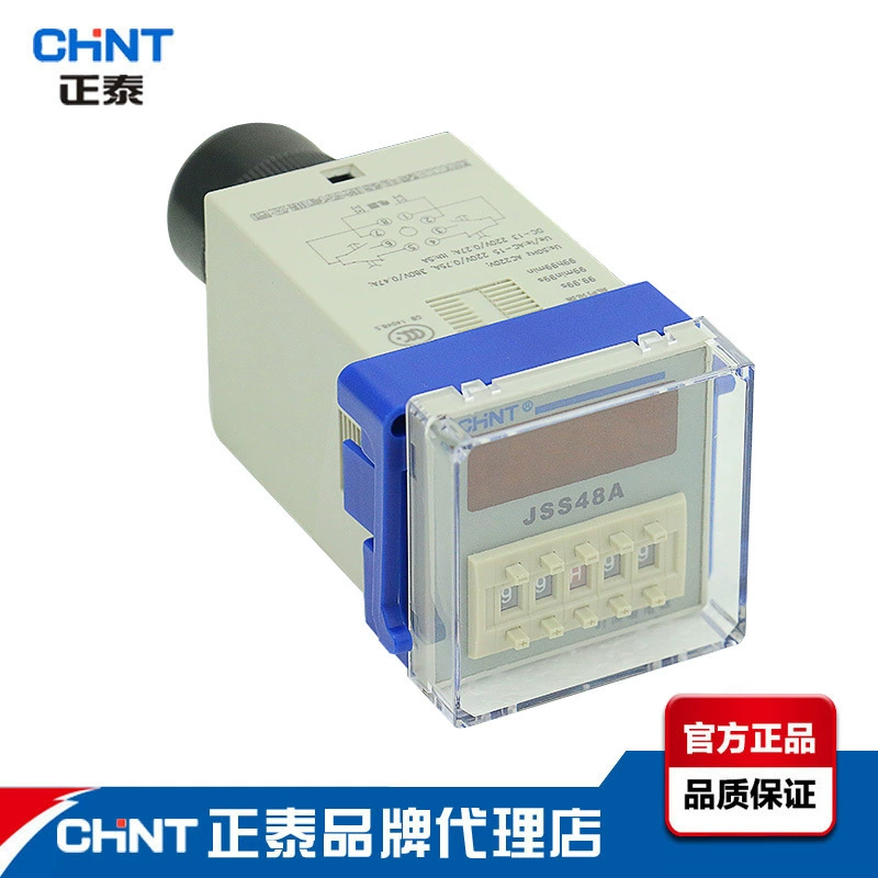 Реле времени питания Chint JSS48A время задержки включения регулируемое AC220V
