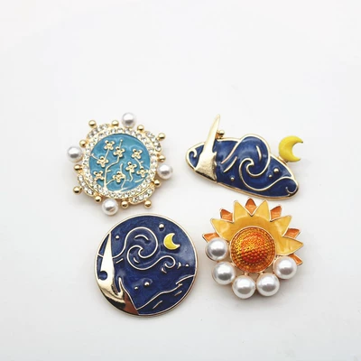 Yaxa sancaqları | with Diamonds and Pearls Vintage Brooch