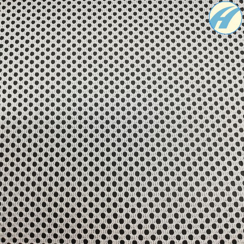 厂家现货涤纶厚网眼布  箱包网布  鞋材辅料   遮阳镂空布 摇篮网