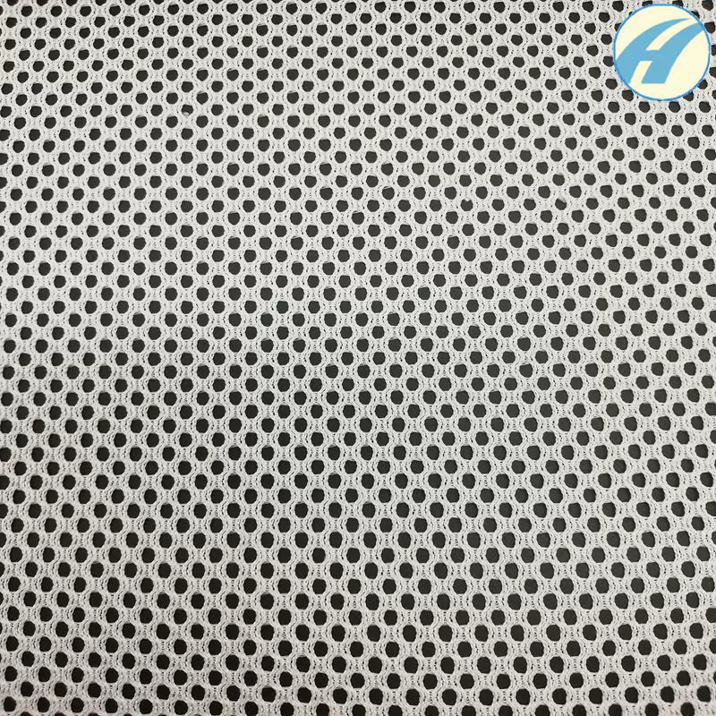 厂家现货涤纶厚网眼布  箱包网布  鞋材辅料   遮阳镂空布 摇篮网