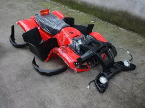 ATV modifikasiyası üçün tam plastik korpus dəsti, pedal və fənər daxil olmaqla