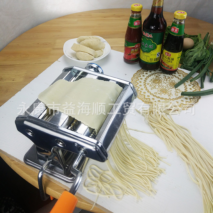 家用制面机手摇压面机轧面机家用面条机150型2刀面条机俊媳妇|ru