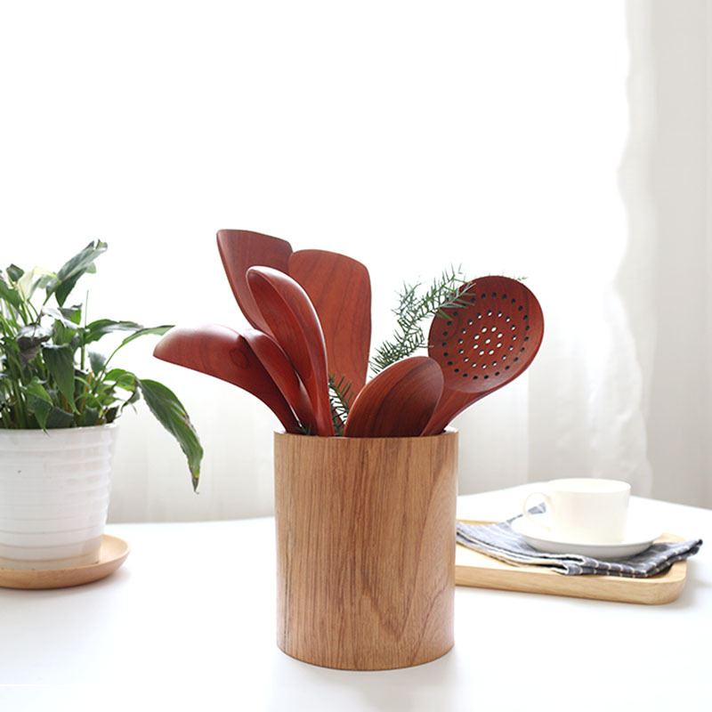 中式创意木质不粘锅专用炒菜铲子饭铲火锅捞勺汤勺漏勺缅甸花梨木