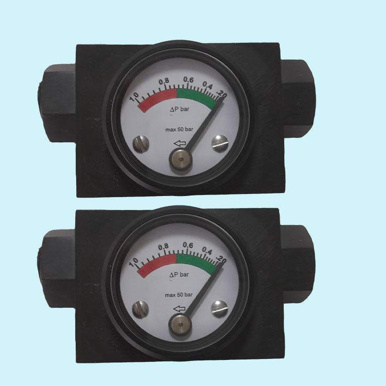 TG系列TG-50差压表  管路式压差表 适用各式过滤器 耐高压的压差
