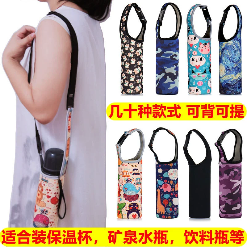 Оптовая продажа Детская теплоизоляционная чашка универсальная анти-ожоговая теплоизоляция погружной стеклянная водяная чашка рукава может быть напечатана с логотипом