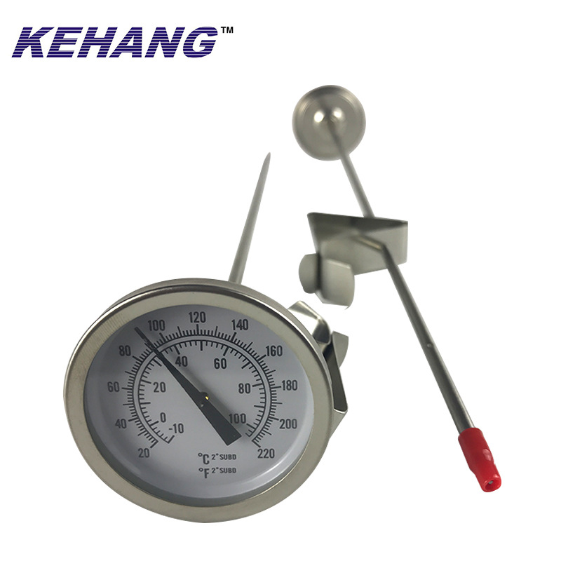 供应食品温度计/厨房温度计/牛奶温度计  全不锈钢产品 安全性高