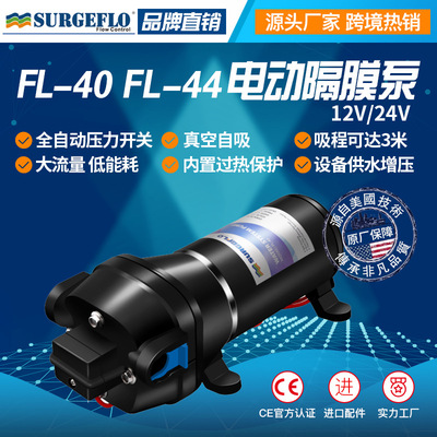 FL-40 12V24V直流小型隔膜船用泵灌装机泵农用全自动抽水泵|ru